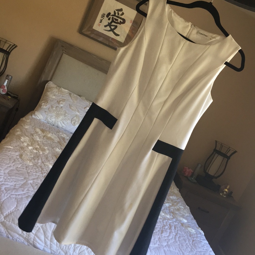 Flattering professional white dress